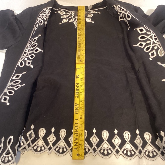 Bob Mackie Wearable Art Embroidered Jacket with under shirt size small - Picture 10 of 15